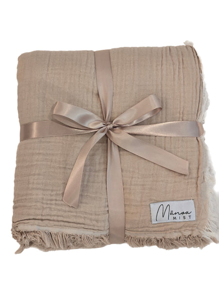 Travel Blanket Beige