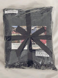 Stripe XL Towel Faded Black